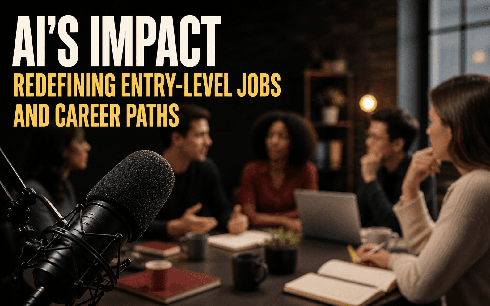 AI's Impact: Redefining Entry-Level Jobs and Career Paths · A grounded conversation about AI, entry-level work, and the skills and career paths emerging in a changing job market.